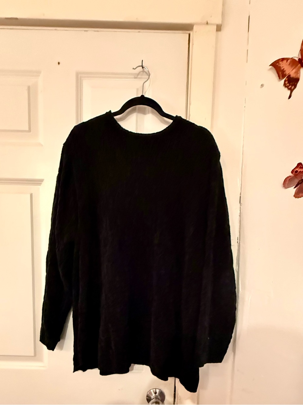 Vintage Valerie Stevens Black Men's Sweater